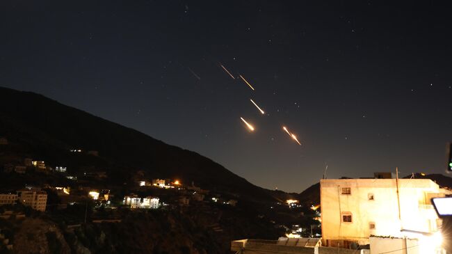 Иранские ракеты над Израилем