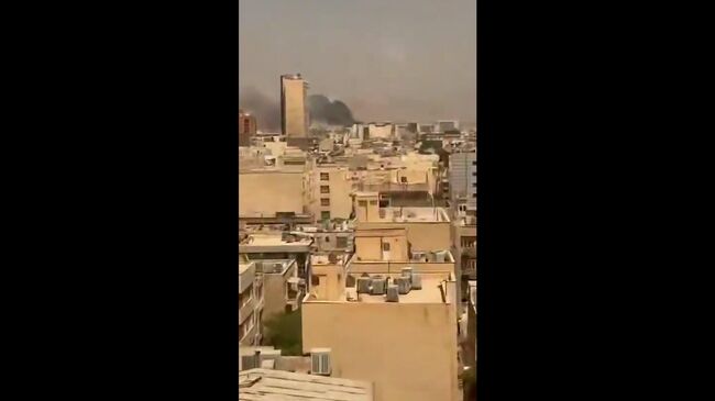 Работа ПВО Тегерана в дневное время