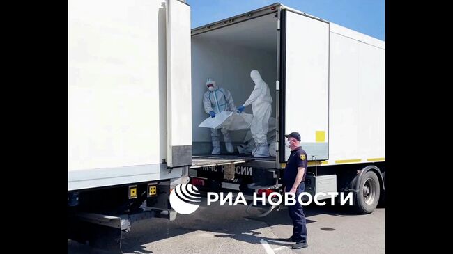 Передача тел погибших военнослужащих ВСУ
