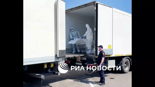 Передача тел погибших военнослужащих ВСУ