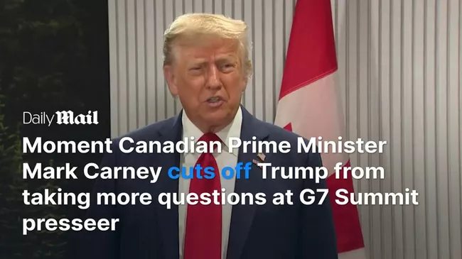 Марк Карни прервал Трампа во время саммита G7 