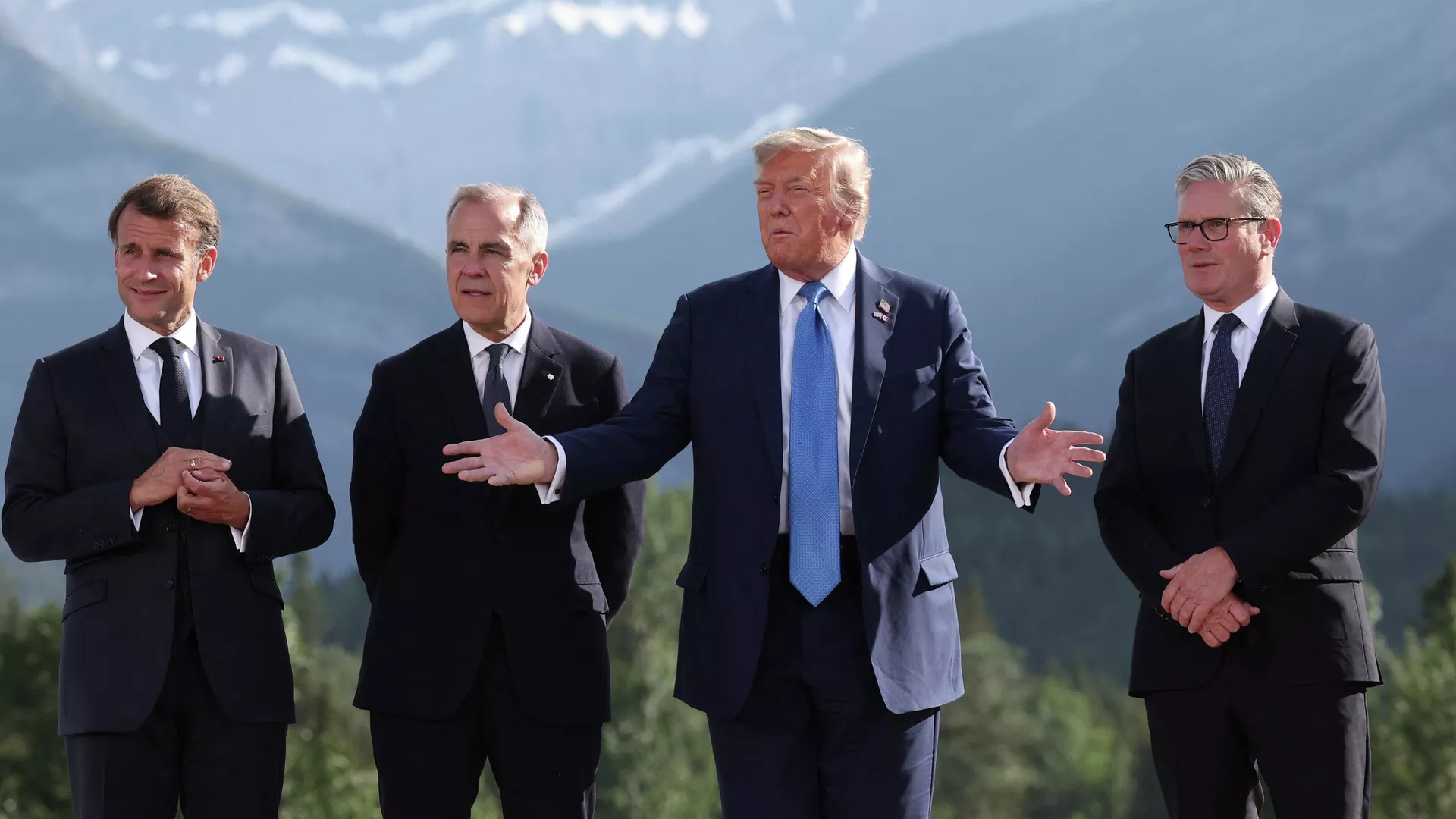 Президент США Дональд Трамп во время саммита G7 - РИА Новости, 1920, 17.06.2025
