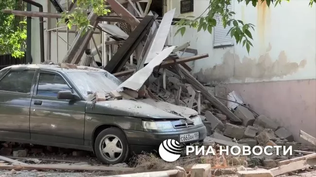 Удар ВСУ из РСЗО HIMARS по району Донецка