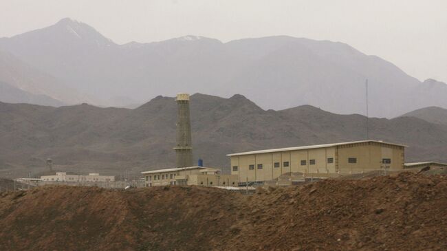 Общий вид ядерного объекта по обогащению урана в Натанзе