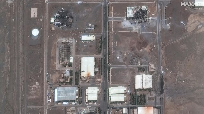 Повреждения на обогатительном предприятии в Натанзе