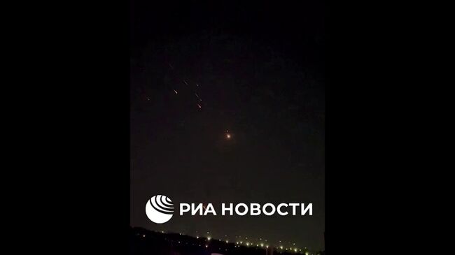 Пролеты ракет над Дамаском