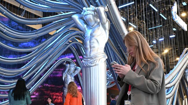 Стенд Газпрома на ПМЭФ-2025