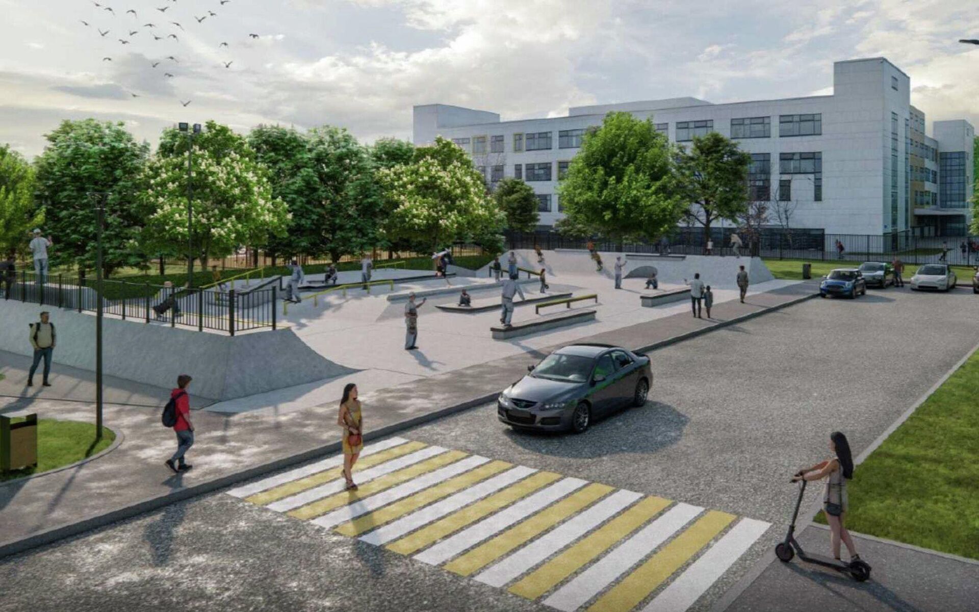 Проектное решение благоустройства Молжаниновского района - РИА Новости, 1920, 18.06.2025