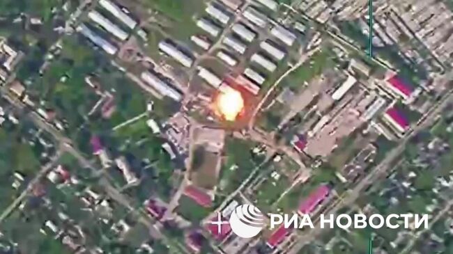 Уничтожение складов, техники и живой силы ВСУ ударом Искандера