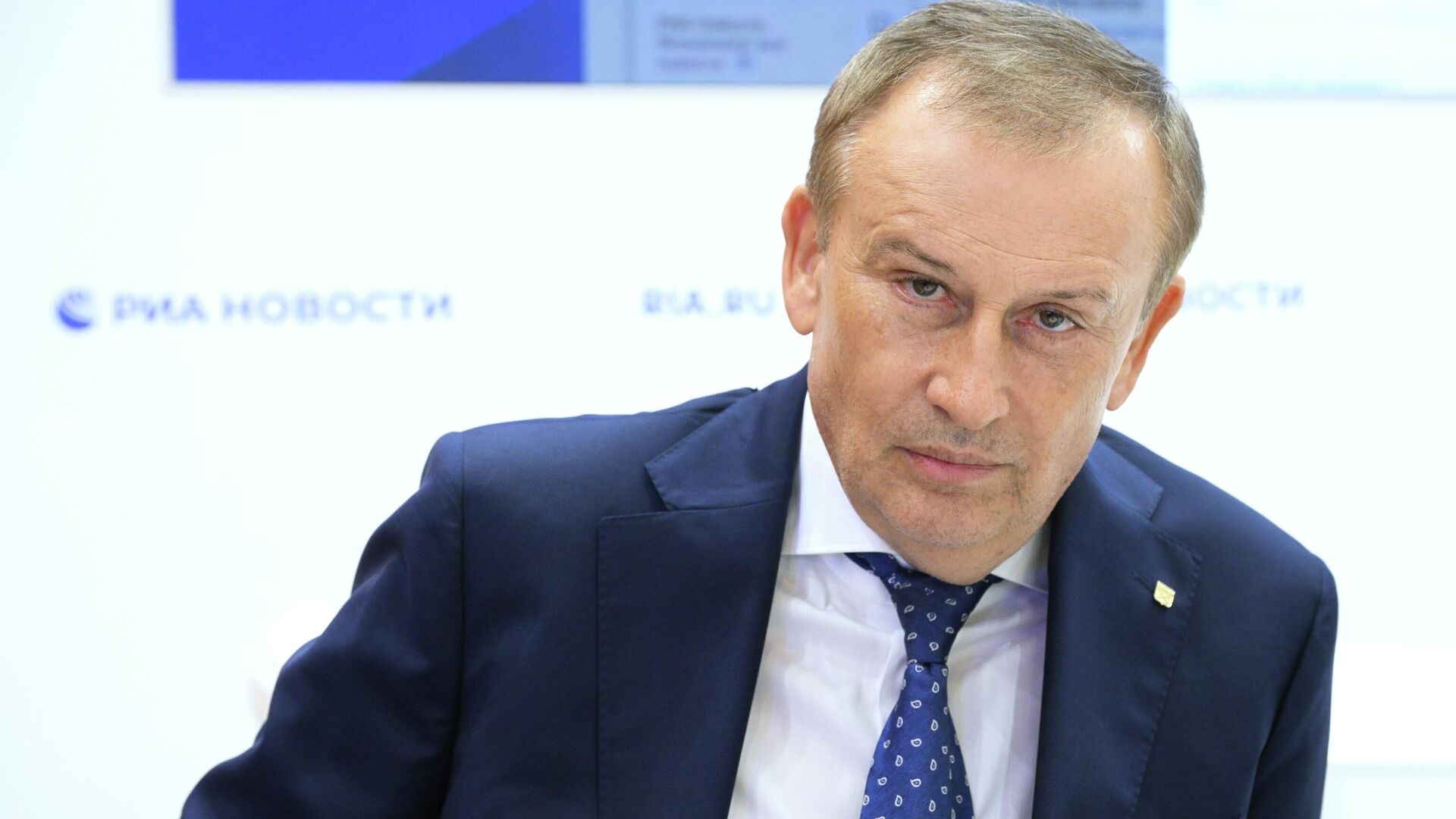 Губернатор Ленинградской области Александр Дрозденко на ПМЭФ-2025 - РИА Новости, 1920, 18.06.2025