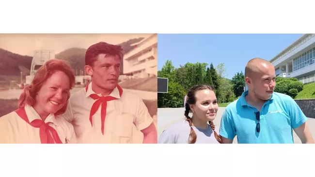 Вожатые из дружины детского лагеря Солнечный, 1960 год / Вожатые лагеря Звездный