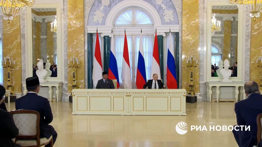 Путин и президент Индонезии приняли Декларацию о стратегическом партнерстве