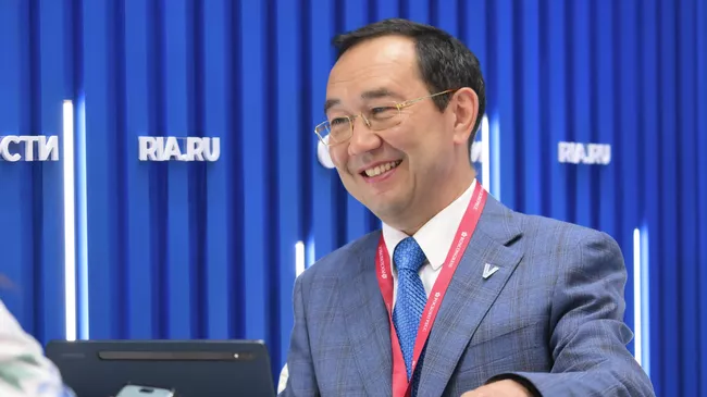Глава Республики Саха (Якутия) Айсен Николаев на ПМЭФ-2025