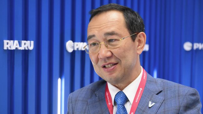 Глава Республики Саха (Якутия) Айсен Николаев на ПМЭФ-2025