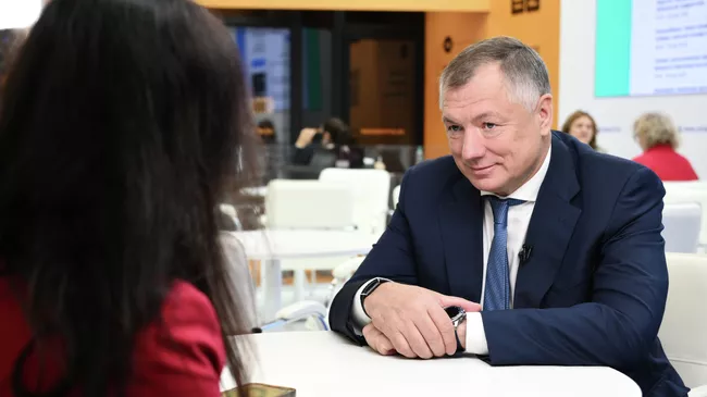 Заместитель председателя правительства РФ Марат Хуснуллин на ПМЭФ-2025