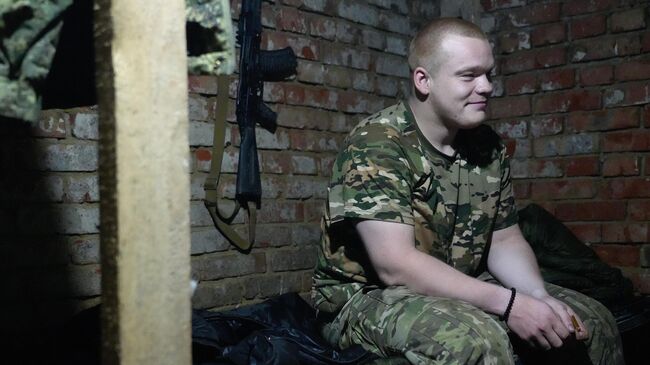 Боец группы подноса 155-й бригады морской пехоты ТОФ с позывным Копатыч