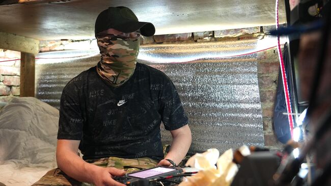 Оператор БПЛА 155-й бригады морской пехоты ТОФ с позывным Подножье