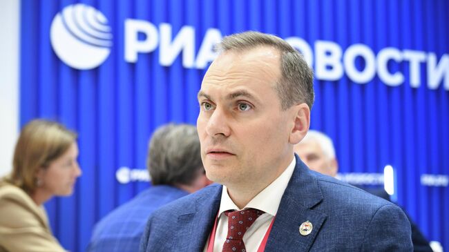 ПМЭФ-2025. Стенд РИА Новости и студия радио Sputnik