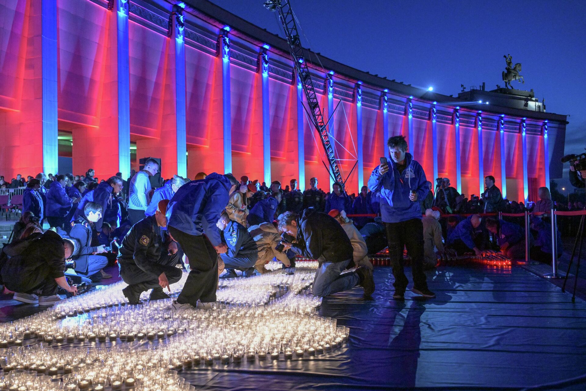 Старт всероссийской акции Свеча памяти - РИА Новости, 1920, 22.06.2025