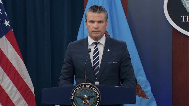 Заявление главы Пентагона Хегсета после ударов США по ядерным объектам Ирана
