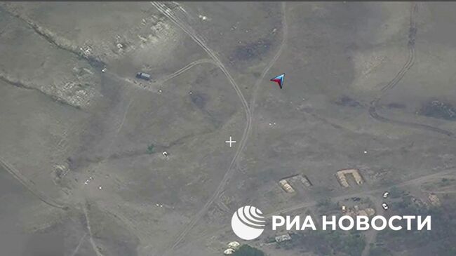 Видео удара Искандером-М с кассетной боевой частью по объекту ВСУ в Херсонской области