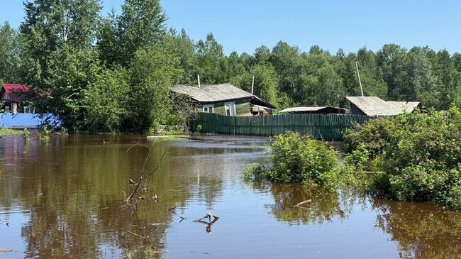 Последствия выхода рек из берегов в Хабаровском крае