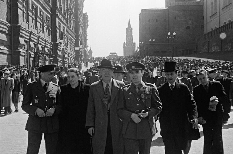 Красная площадь 24 июня 1945 года