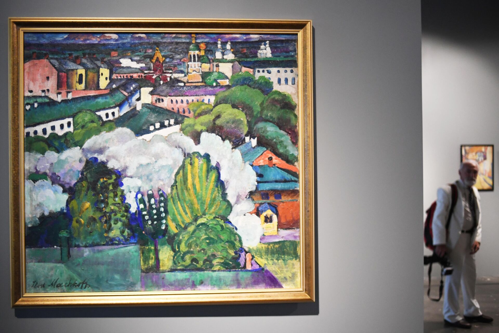 Картина Ильи Машкова Городской пейзаж   - РИА Новости, 1920, 24.06.2025