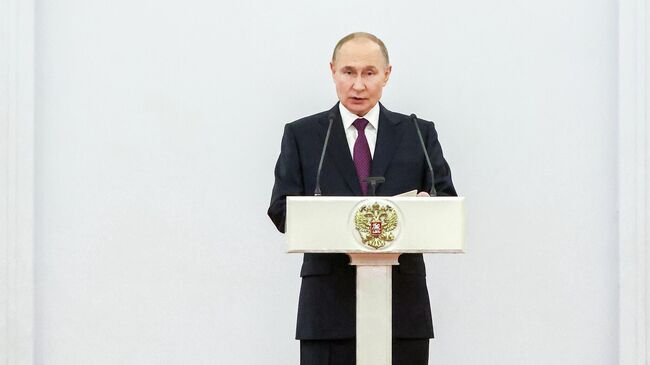 Президент России Владимир Путин