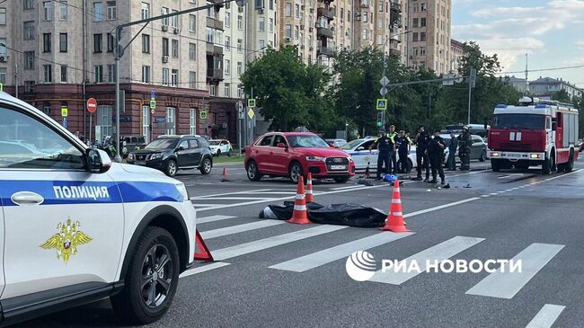 ДТП на Комсомольском проспекте в Москве