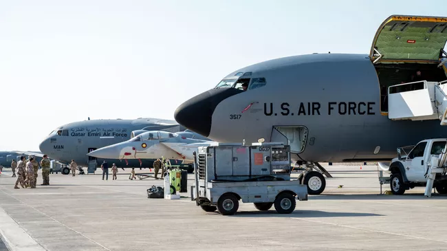 Авиабаза ВВС США Аль-Удейд в Катаре