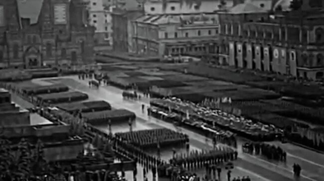 Легендарный Парад победителей. Кадры 1945 года