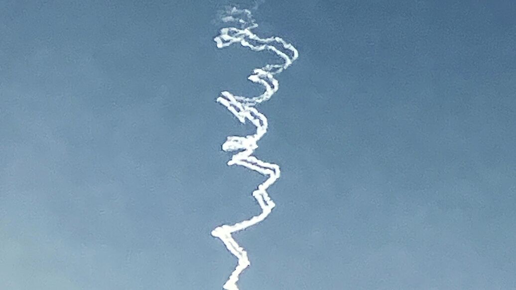 © AP Photo / Ariel Schalit<br>Работа израильской системы ПВО. Архивное фото