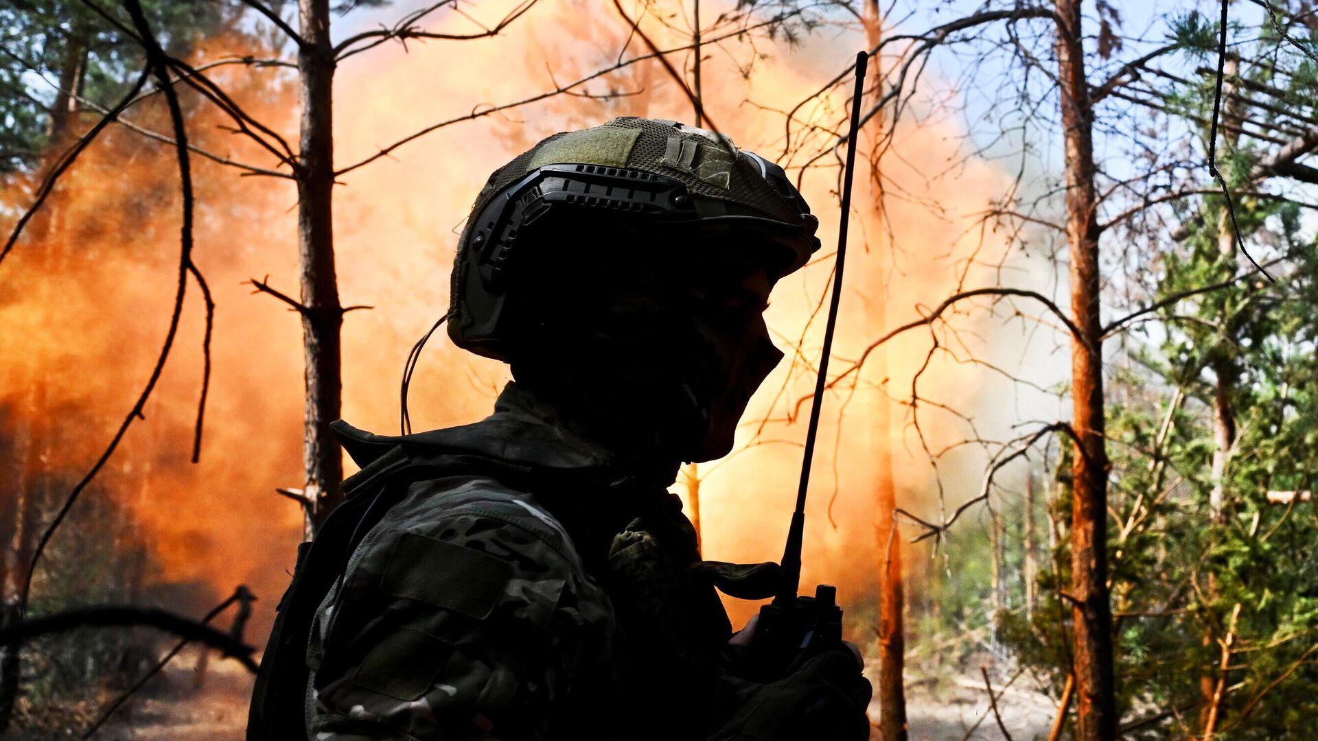 Военнослужащий артиллерийского расчета в зоне спецоперации - РИА Новости, 1920, 19.09.2024