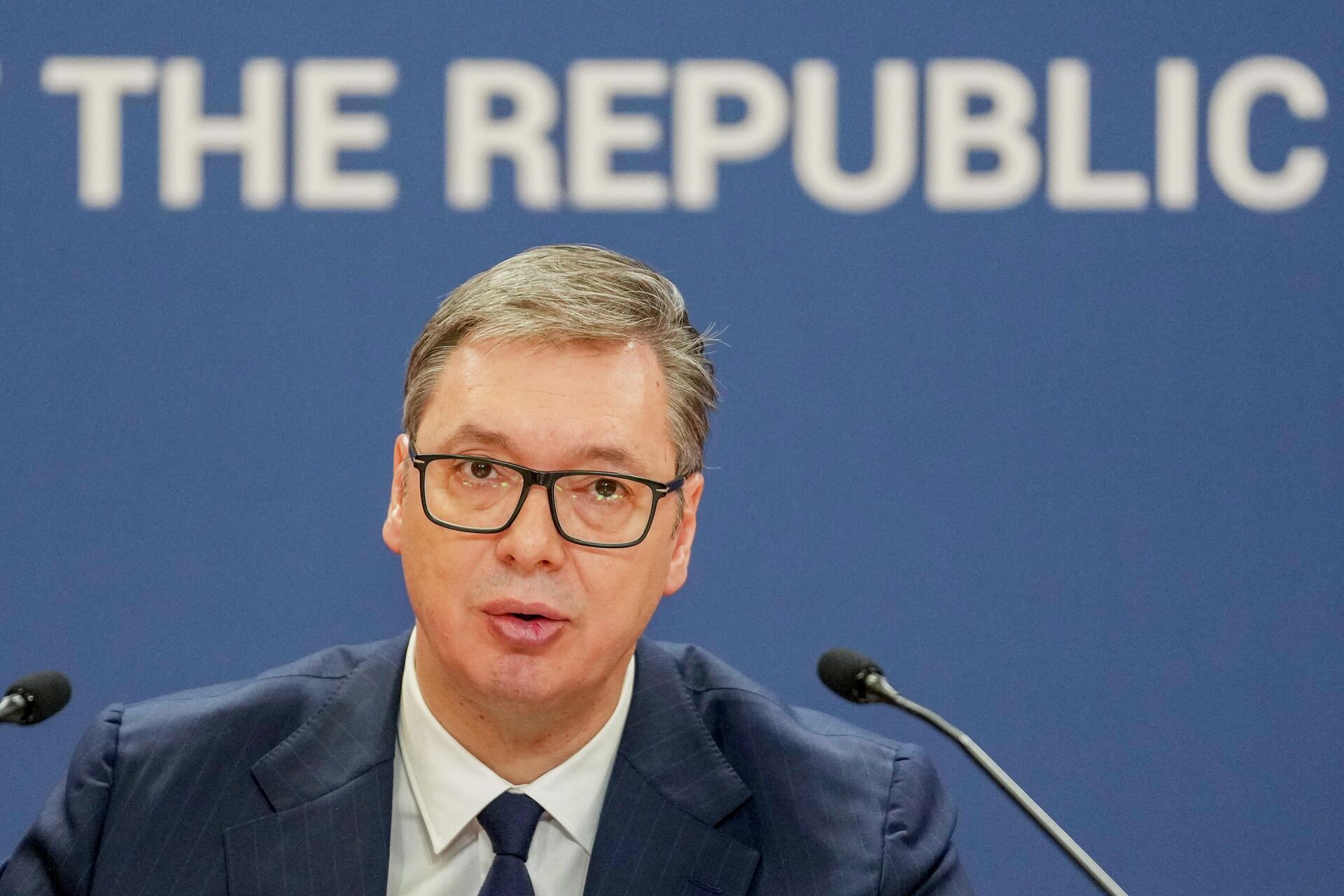 Президент Сербии Александр Вучич Президент Сербии Александр Вучич - РИА Новости, 1920, 30.06.2025
