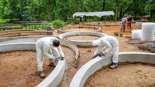 Благоустройство территории усадьбы Виноградово в СВАО