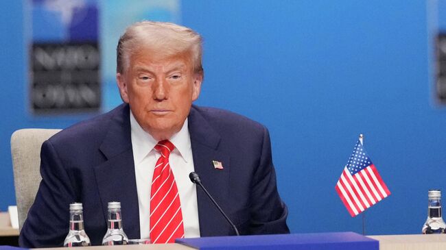 Президент США Дональд Трамп на саммите НАТО в Гааге