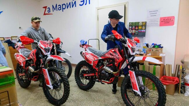 Мотоциклы направили бойцам специальной военной операции из Марий Эл