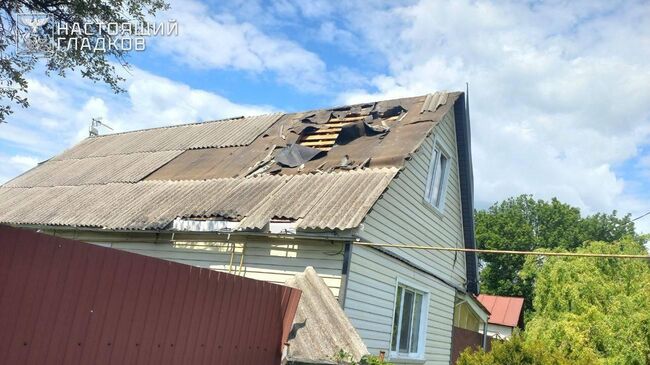 Последствия атаки ВСУ в селе Новостроевка-Первая Грайворонского округа