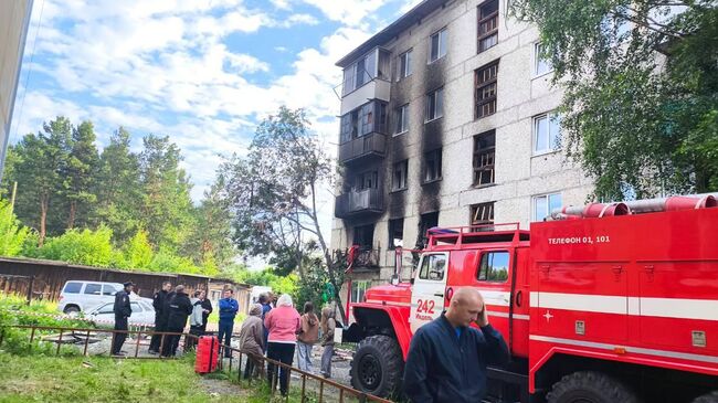 Место взрыва в Ивделе