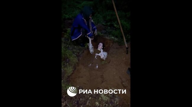 Сатанинский обряд в Ленинградской области