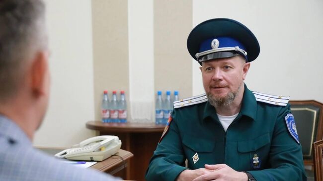 Атаман Оренбургского войскового казачьего общества Игорь Цыганов