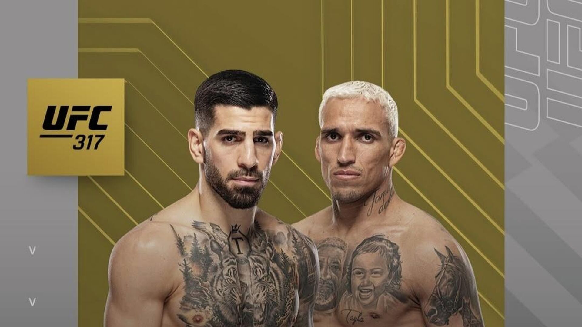 Aфиша главного боя UFC 317 - РИА Новости, 1920, 29.06.2025