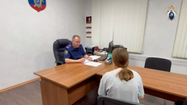 Допрос жительницы Камышловского района Свердловской области, которой предъявлено обвинение в убийстве двухмесячной дочери