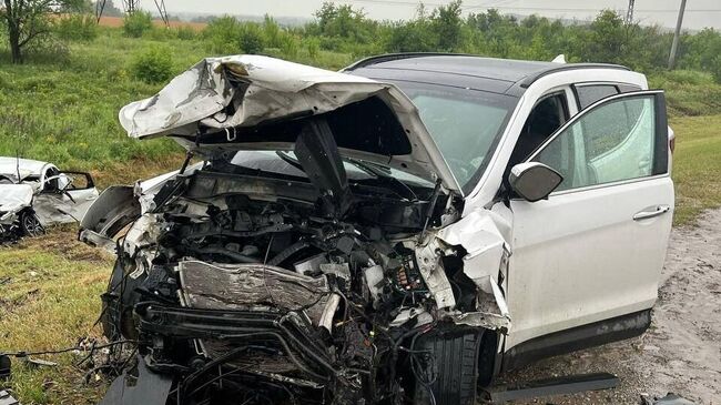 На месте ДТП под Вольском в Саратовской области