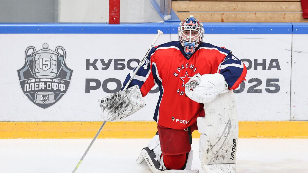 © Фото :  Пресс-служба ПХК ЦСКА, Елена Руско<br>Петр Андреянов. Архивное фото