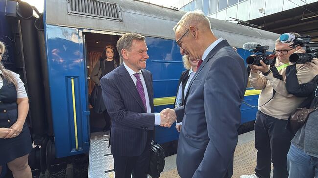 Министр иностранных дел ФРГ Йоханн Вадефуль в Киеве, Украина