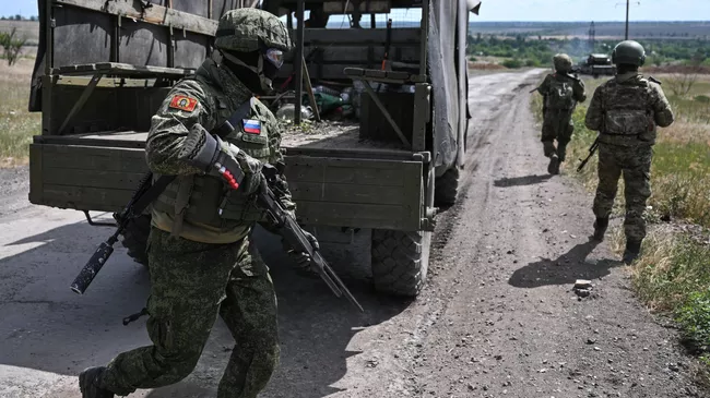 Российские военнослужащие во зоне СВО