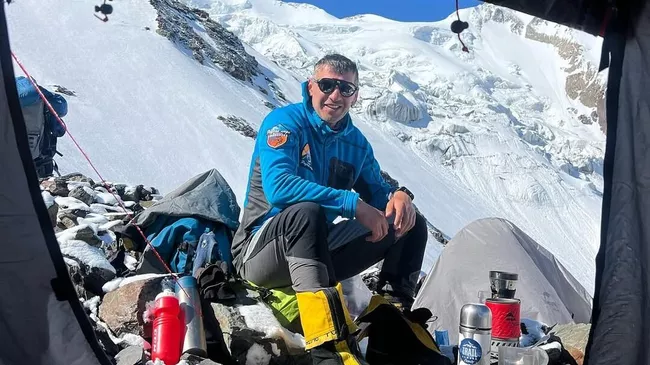 Альпинист Алексей Луговской