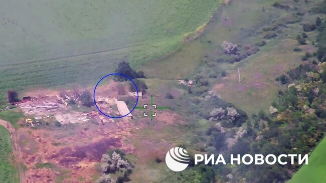 Уничтожение Геранями пункта временной дислокации ВСУ 